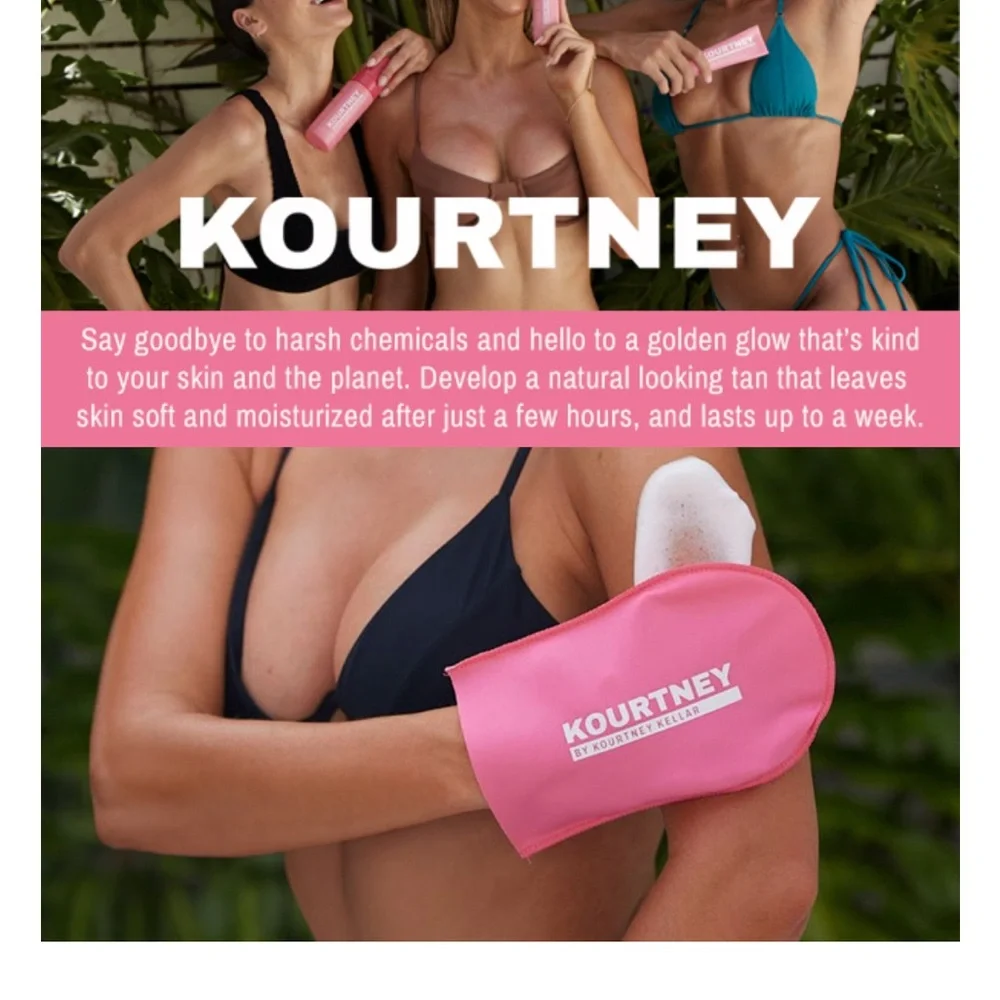 KOURTNEY Clear Self-Tan Drops - Hyaluronic Acid Infused Tanning Drops